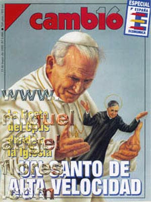Juan Pablo II y monseñor Escrivá de Balaguer